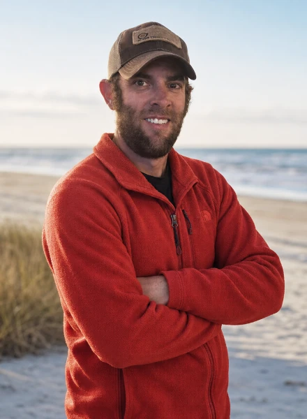 Matt, co-owner of Coastal Carolina Synthetic Turf, on Ocean Isle Beach